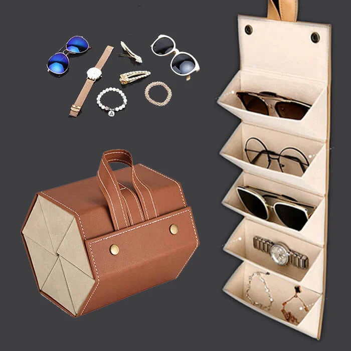 Portable Multi-slot Sunglasses Organizer