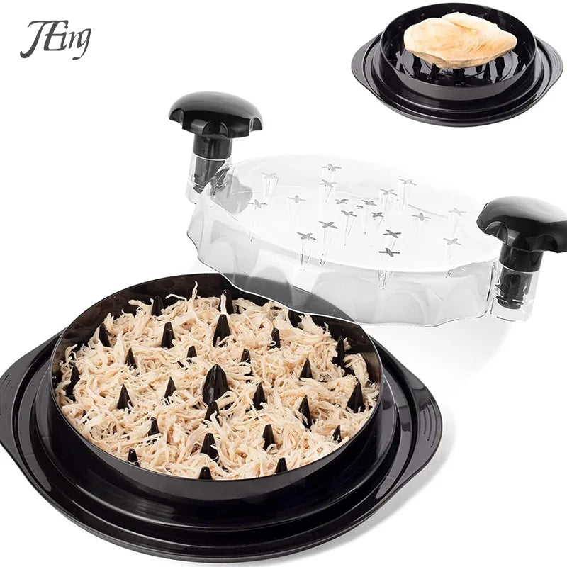 Chicken Shredder Tool Meat Breast Shredding Separation Mincing Grinder Machine with Lid for Shredding Chicken Pork Beef